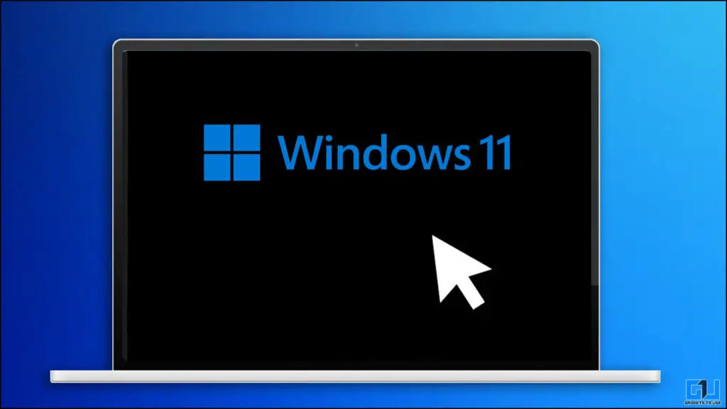 Windows 11 검은 화면 위트 커서 문제 해결