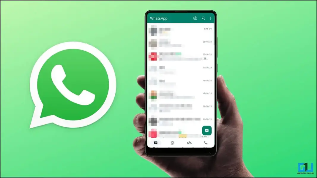 안드로이드 폰의 새로운 WhatsApp 메신저 UI