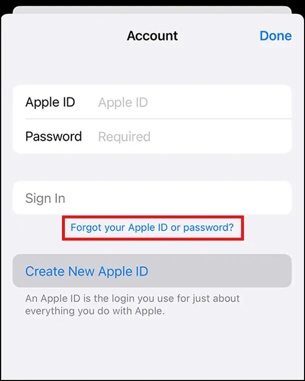 새 iPhone에서 Apple ID 암호 변경 또는 재설정하기