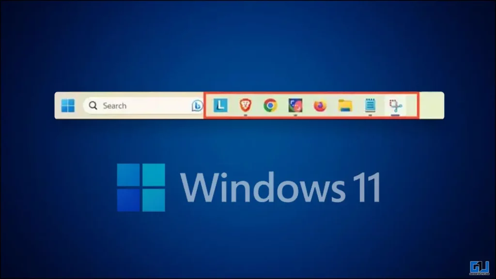 Windows 11 작업 표시줄에 앱 고정하기