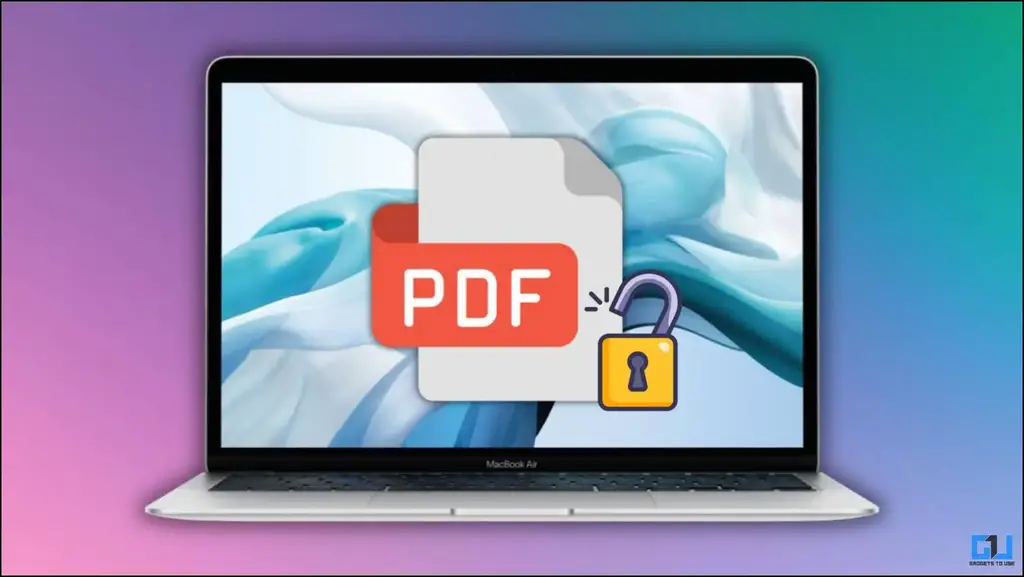 Mac에서 비밀번호로 잠긴 PDF 파일 잠금 해제하기