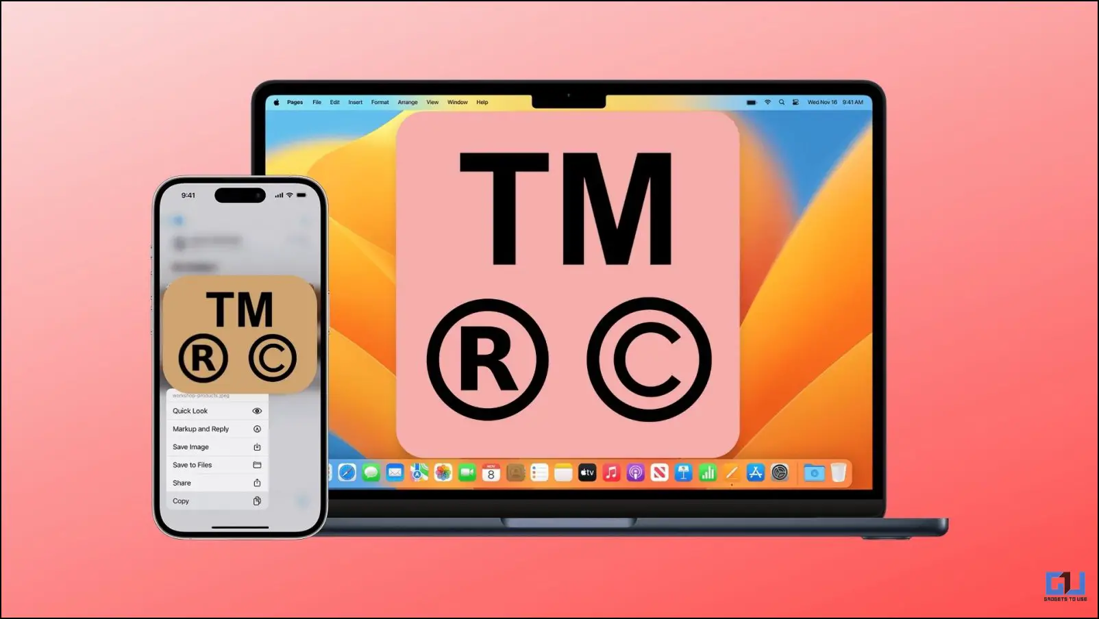 You are currently viewing Mac, iPhone, iPad에서 저작권, 상표 및 등록 기호를 입력하는 6가지 방법