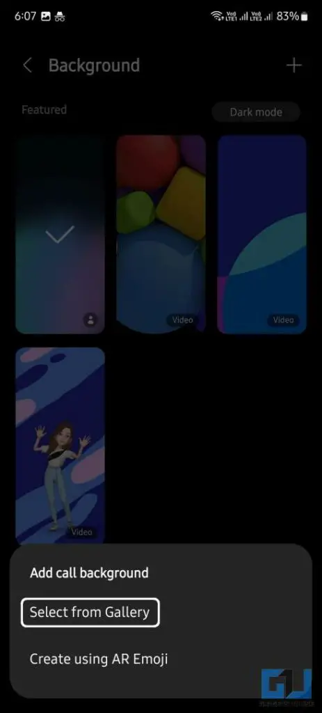 안드로이드 삼성의 맞춤형 통화 화면 연락처 포스터