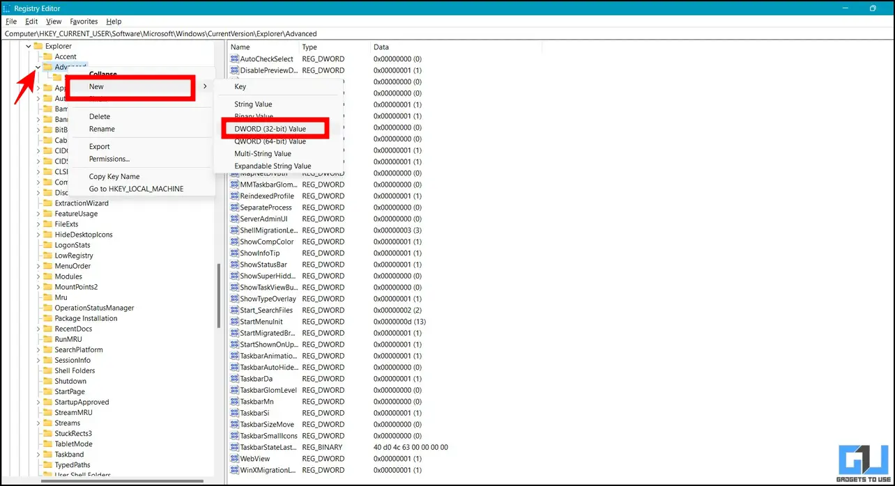 Windows 11 작업 표시줄 크기 조정