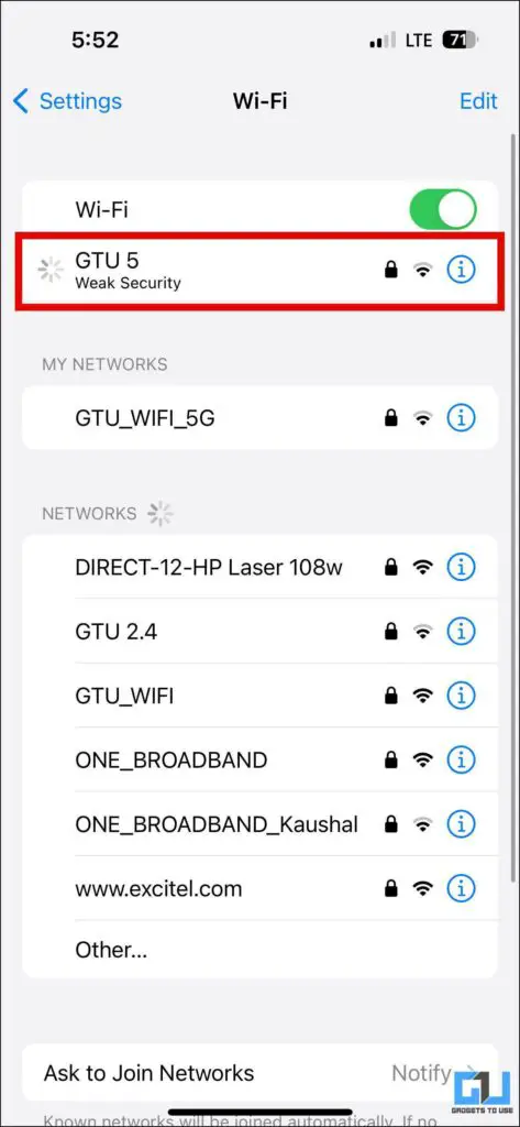 연결된 WiFi 비밀번호 찾기