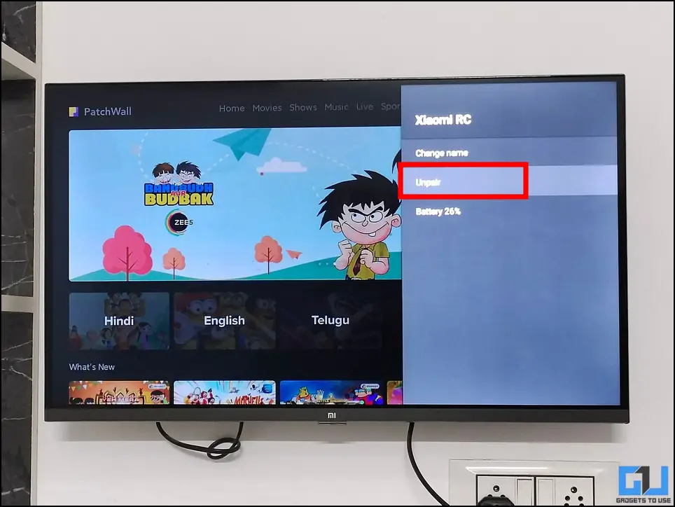 Android TV 전원 볼륨 버튼 수정