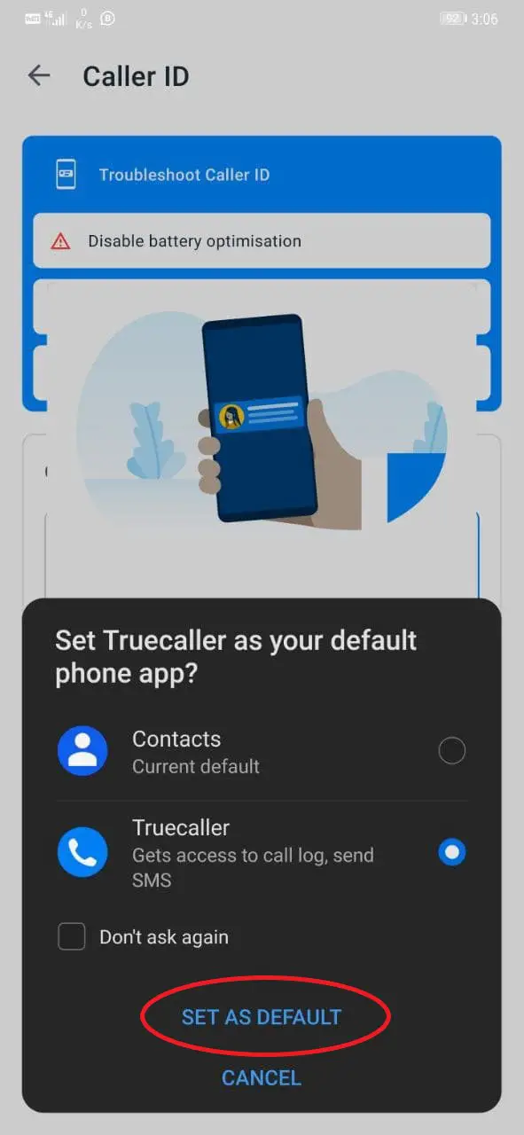 트루콜러 팁과 요령- 전체 화면 발신자 번호 표시