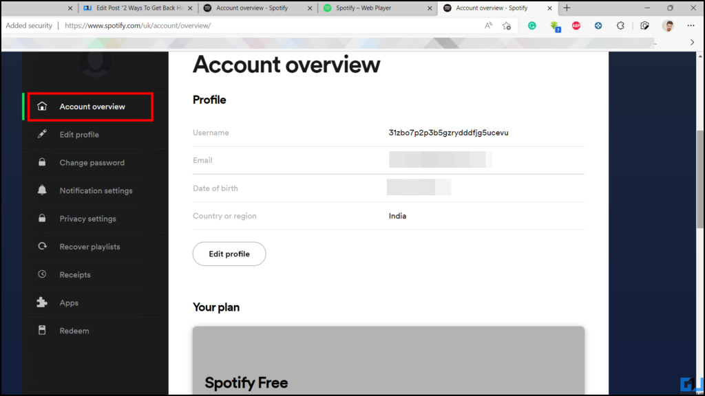 해킹된 Spotify 복구