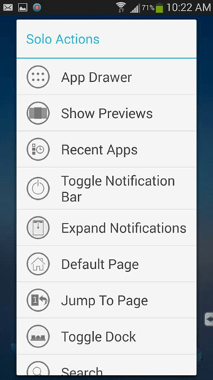 솔로 작업 화면 - 삭제된 Android 앱 아이콘 복원하기