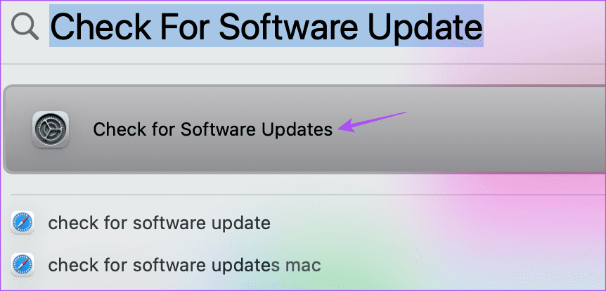 소프트웨어 업데이트 확인 Mac 1