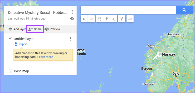 Google 드라이브 15에서 지도를 만들고 관리하는 방법