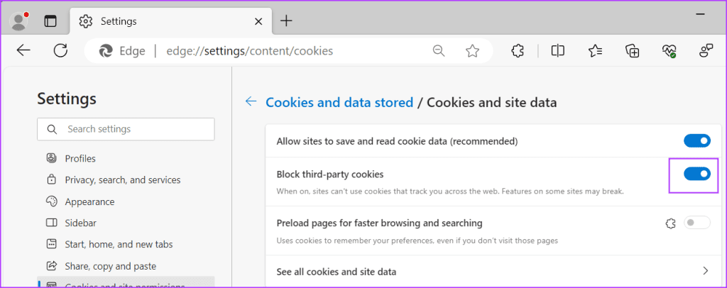 Allow Third Party Cookies 2