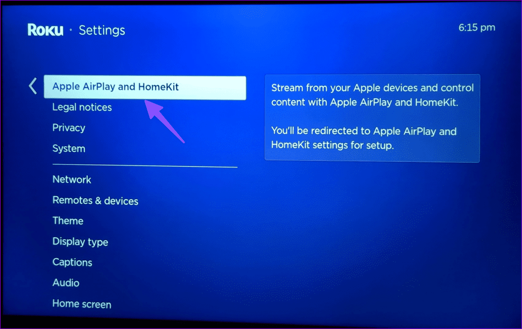 AirPlay not working on Roku 8