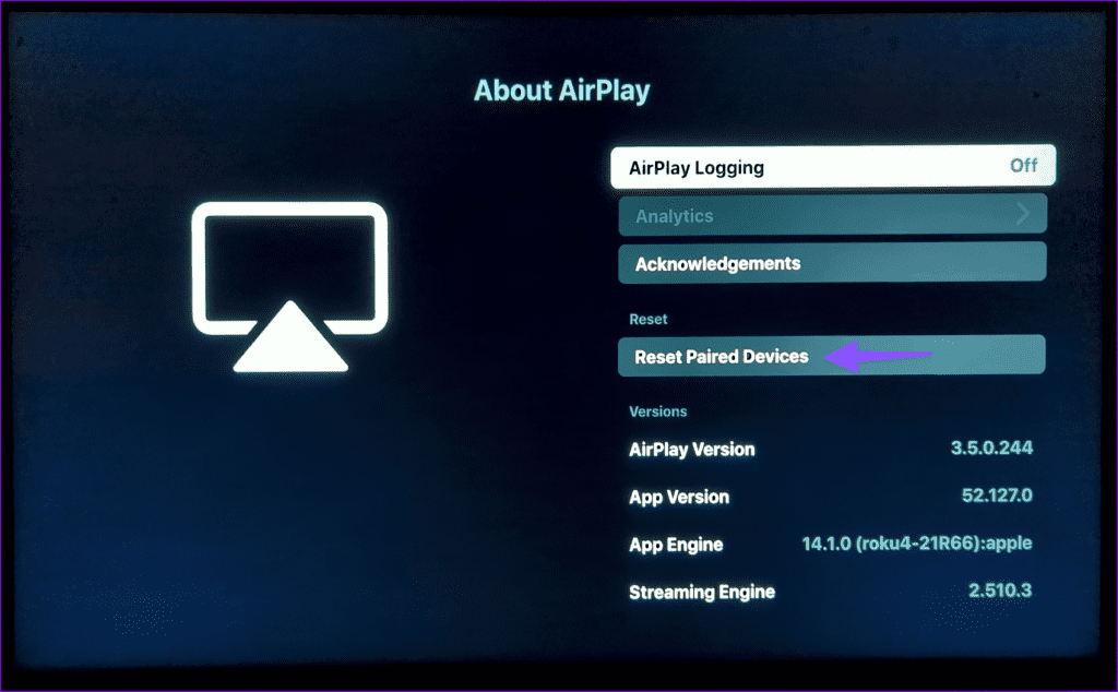 AirPlay not working on Roku 2