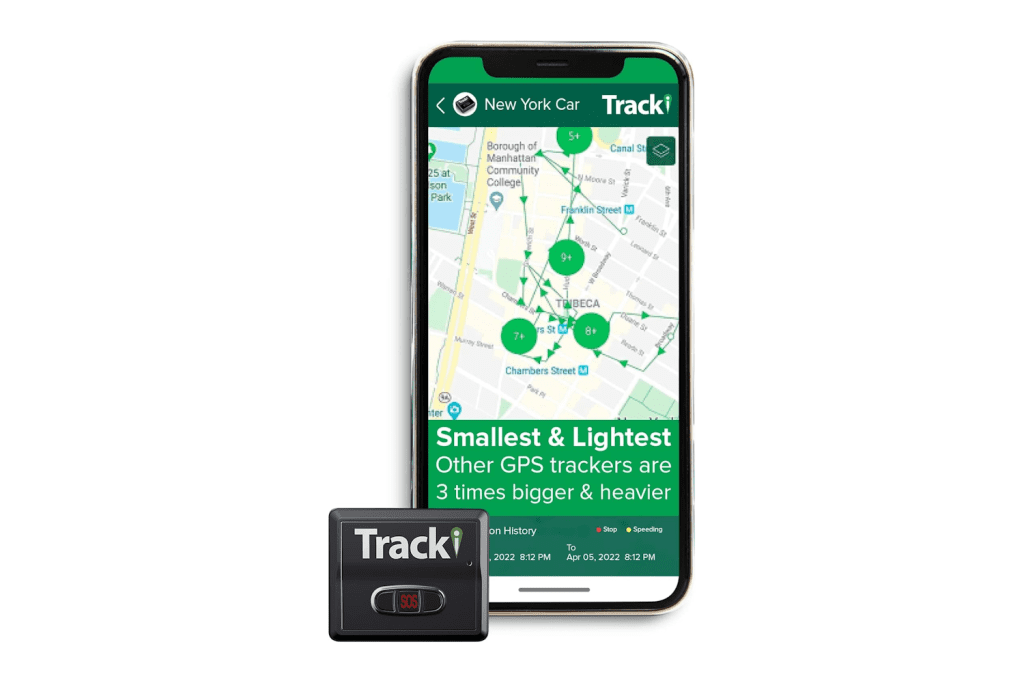 Tracki 최고의 자동차 용 휴대용 GPS 추적기