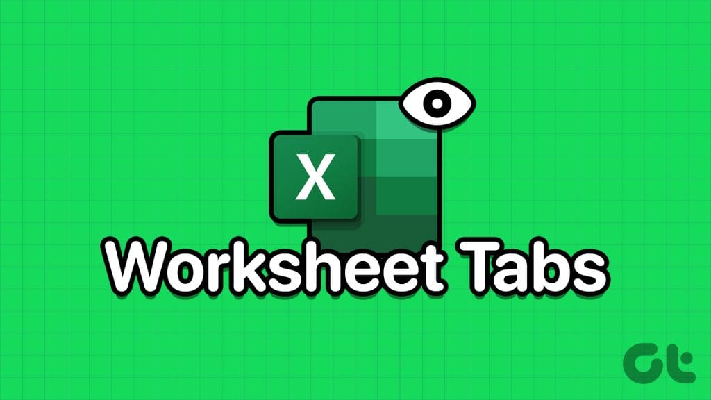 Excel 워크시트 탭이 표시되지 않는 문제 해결 방법