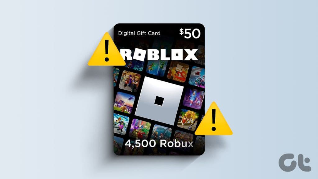 Roblox 기프트 카드가 작동하지 않는 문제를 해결하는 주요 방법