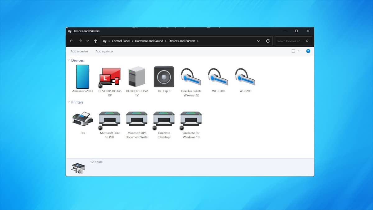 You are currently viewing Windows 11에서 ‘장치 및 프린터’를 여는 방법