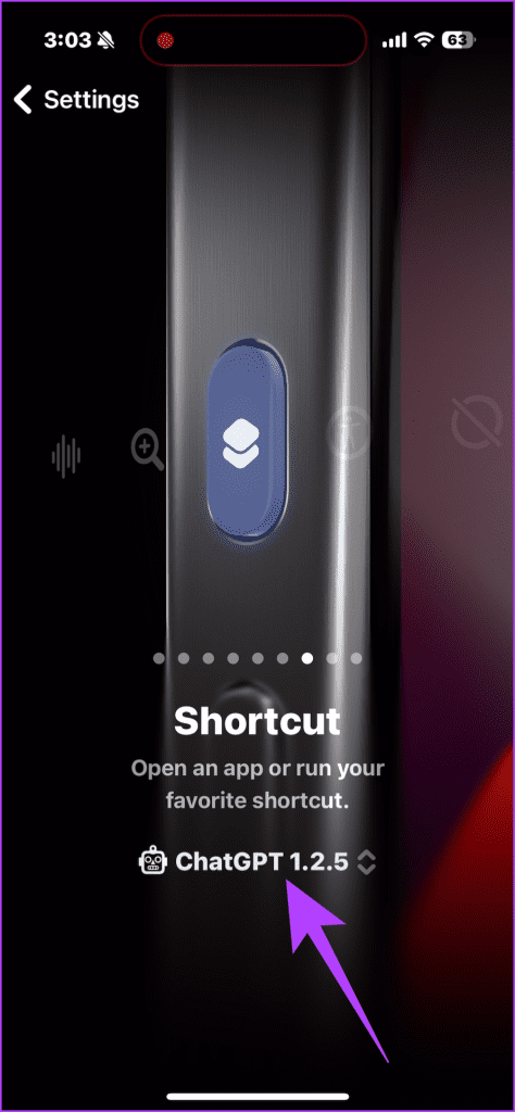 32. Once youve installed the ChatGPT shortcut on your iPhone 15 Pro simply assign it to the Action Button