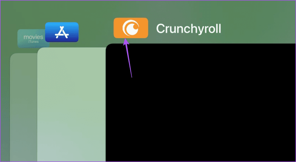 force quit crunchyroll apple tv