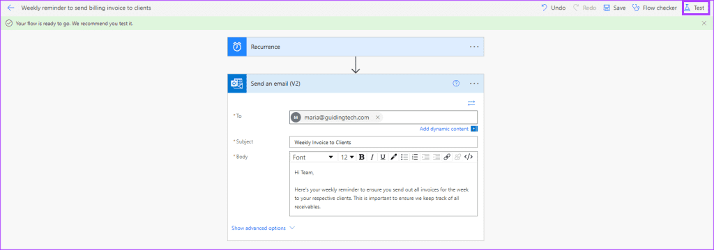 Outlook 19에서 반복 이메일을 보내는 방법
