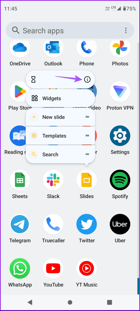 앱 정보 Google 슬라이드 안드로이드