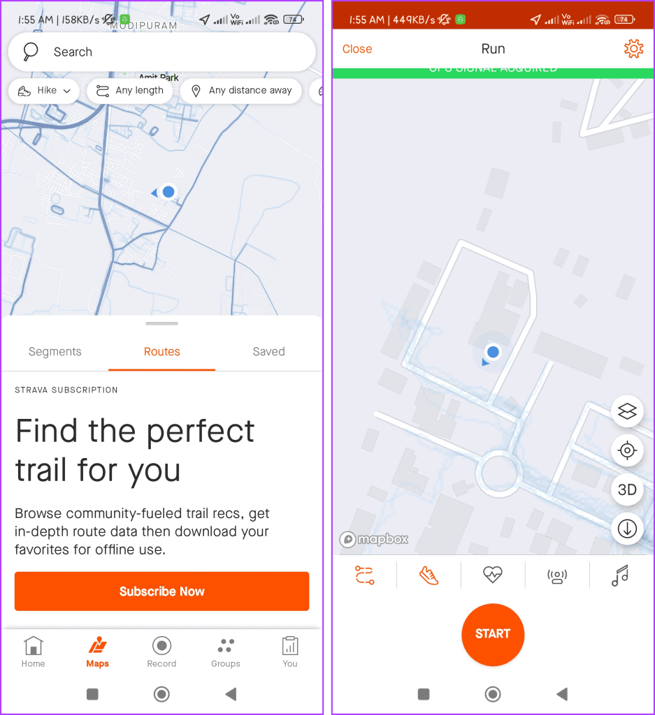 Strava Best running apps for Android and iOS