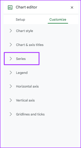 Google Sheets 8에 추세선을 추가하는 방법