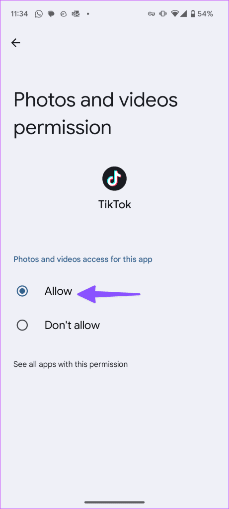 TikTok은 비디오를 저장하지 않습니다 8