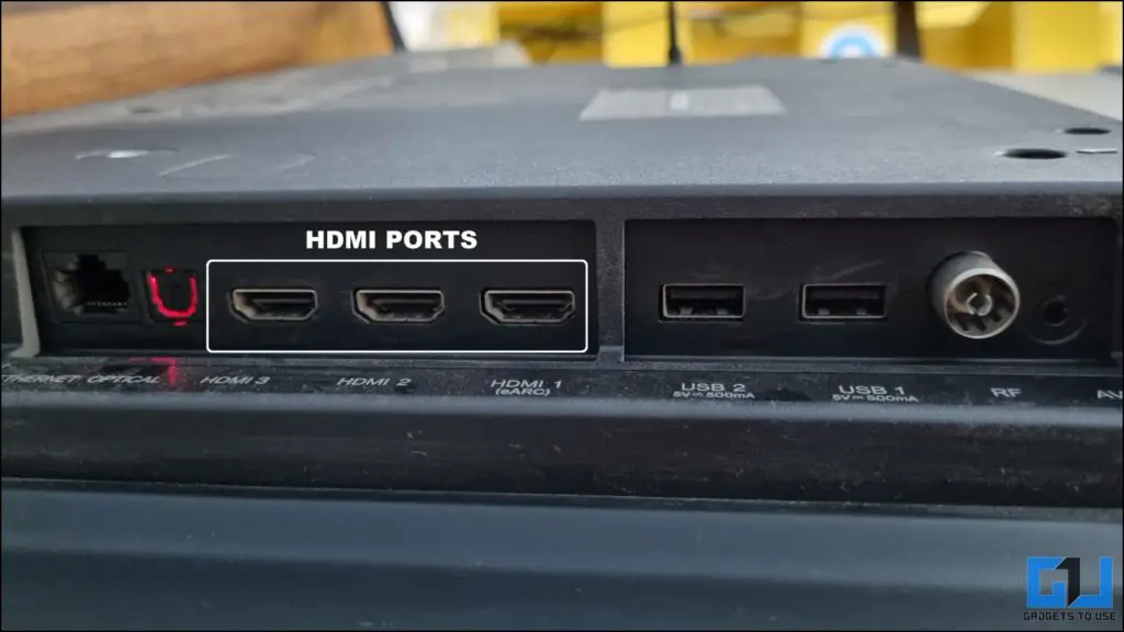 TV의 HDMI 포트