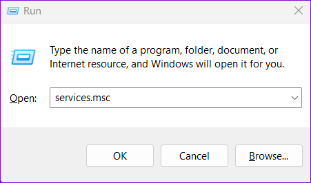 Windows 11에서 서비스 열기