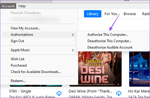 PC iTunes 승인