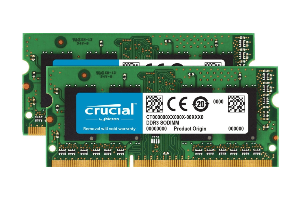 크루셜 RAM 16GB 키트 2x8GB DDR3 1600MHz CL11 노트북 메모리 CT2KIT102464BF160B