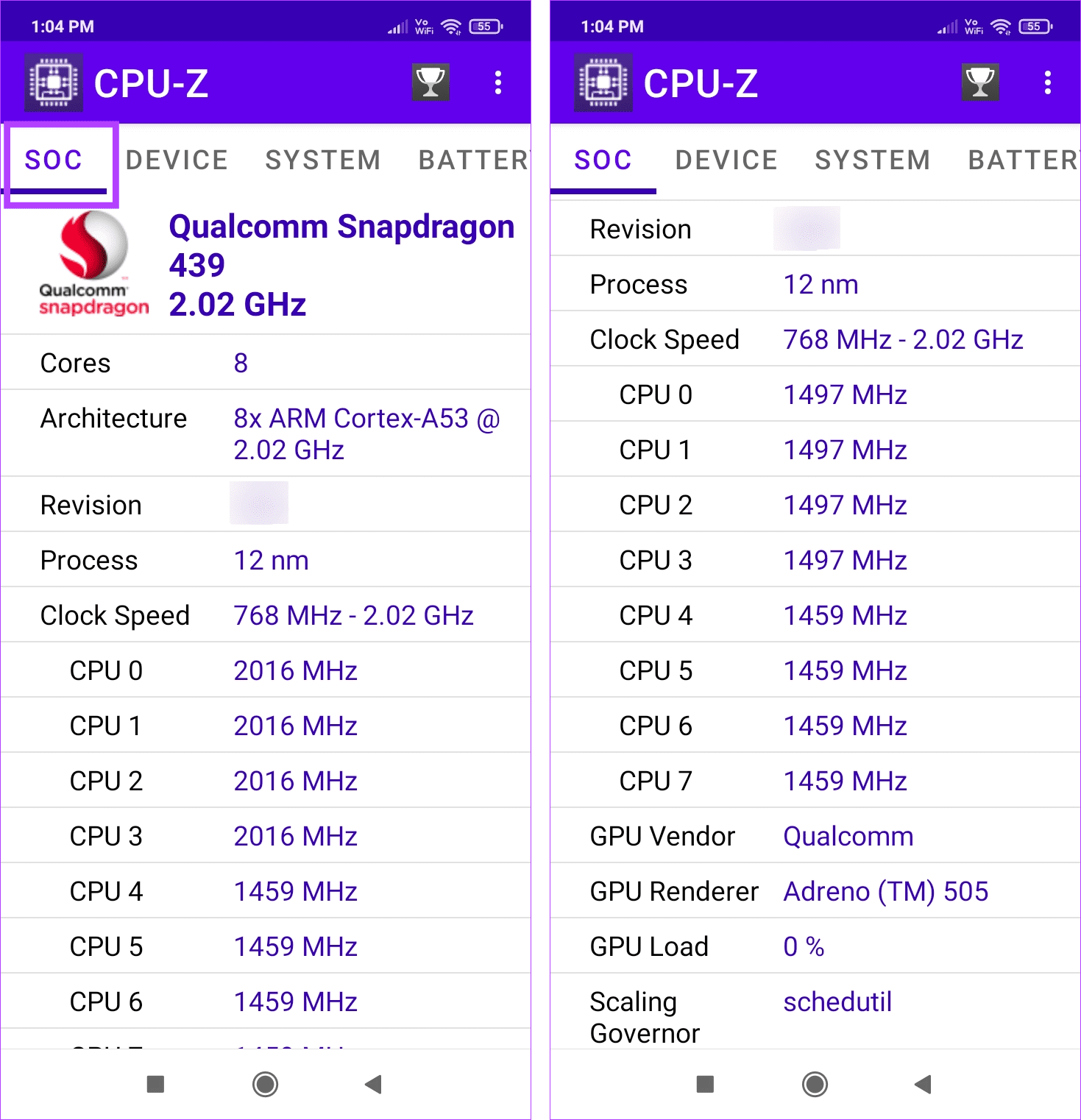 프로세서 CPU Z 확인