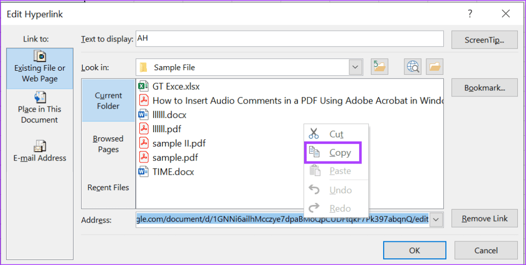 Microsoft Excel 4의 하이퍼링크에서 URL을 추출하는 가장 좋은 방법