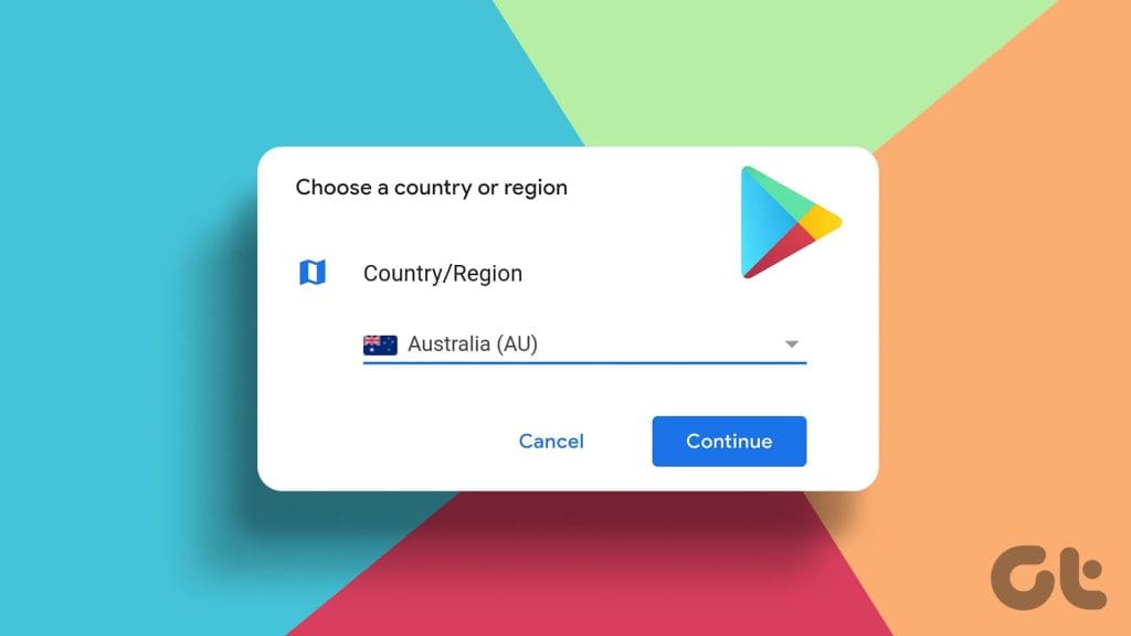 Google Play 스토어에서 국가 또는 지역을 변경하는 방법