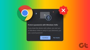 Read more about the article Google Chrome 비밀번호에 대해 Windows Hello를 끄는 방법