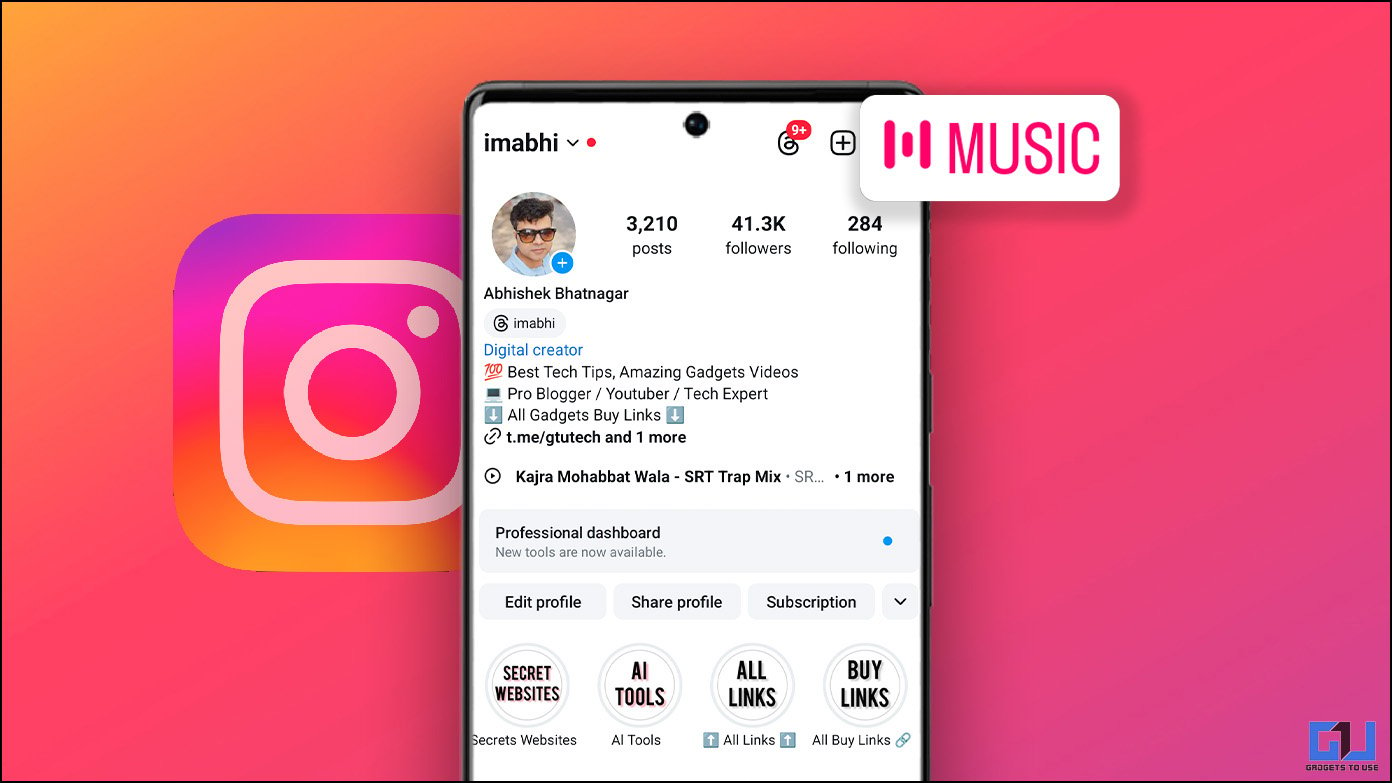 Read more about the article Instagram 프로필에 노래를 추가하는 방법