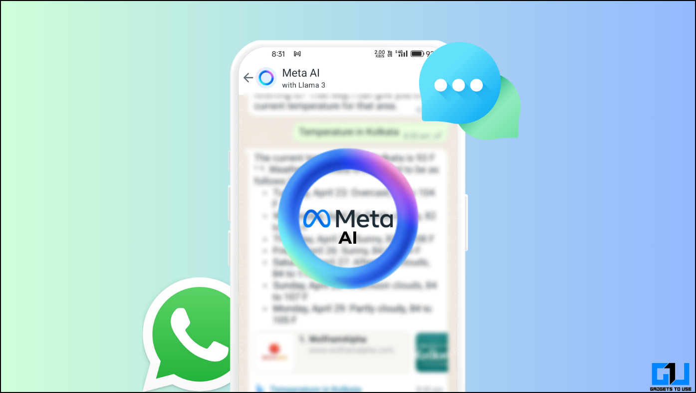 WhatsApp에서 Meta AI를 사용하는 방법.