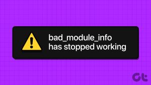 Read more about the article 잘못된 모듈 정보에 대한 4가지 수정 사항이 Windows에서 작동 오류를 중지했습니다.