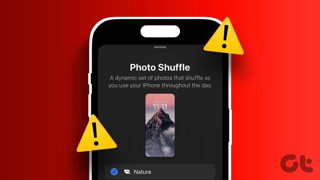 iPhone에서 잠금 화면 사진 셔플이 작동하지 않는 주요 수정 사항