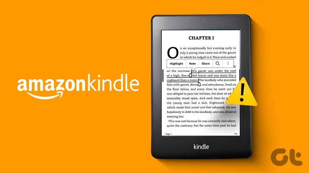 Kindle 하이라이트 저장 안 됨에 대한 최고의 수정 사항