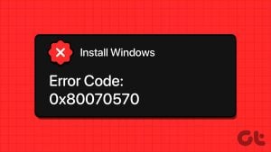 Read more about the article Windows에서 오류 코드 0x80070570을 수정하는 4가지 방법
