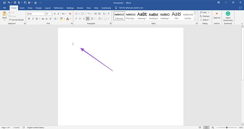 Microsoft Word 3에 PowerPoint 슬라이드를 포함하는 방법 1